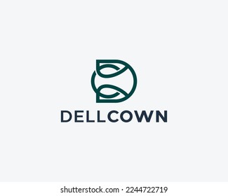 Letter DC Simple Monogram Logo