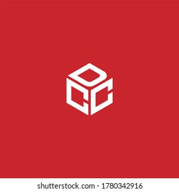 Letter DCC Initial Logo Design Vector Template Illustration