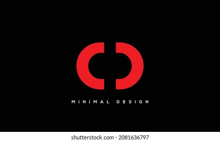 letter DD and CD logo design vector template 