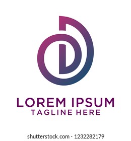 Letter DD logo design