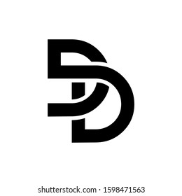 Letter Dd Logo Design Vector Stock Vector (royalty Free) 1598471563 