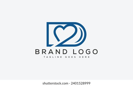 Letter DD Logo Design Vektorgrafik-Design für die Marke.