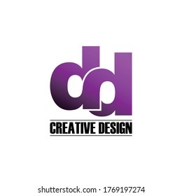 Letter DD logo icon design vector. monogram logo vector illustration