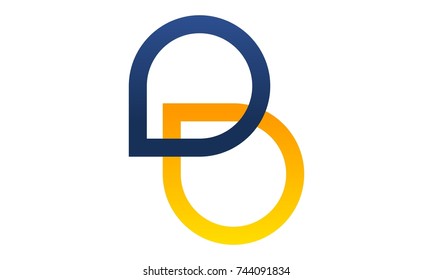 Letter DD Logo template isolated