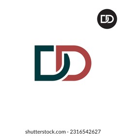 Letter DD Monogram Logo Design