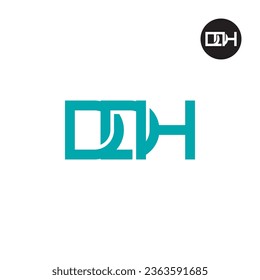 Letter DDH Monogram Logo Design