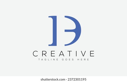 Letter DE logo design template vector illustration