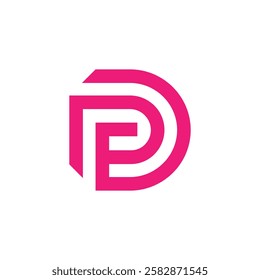 Letter DE Logo vector design