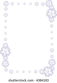 letter decoration with flowers
