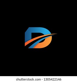 Letter design concept D for your business icon. Best creative letter vector concept design. Vector illustration EPS.8 EPS.10