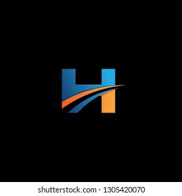 Letter design concept H for your business icon. Best creative letter vector concept design. Vector illustration EPS.8 EPS.10