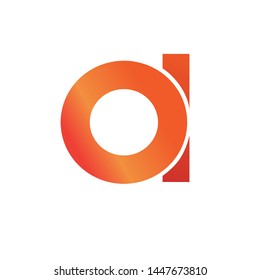 Letter a design concept vector