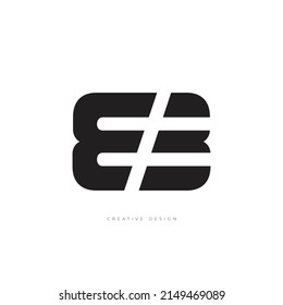 Logo für Briefdesign im kreativen EB-Stil