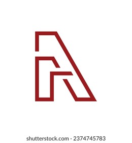 Letter A design element vector icon with creative modern concept