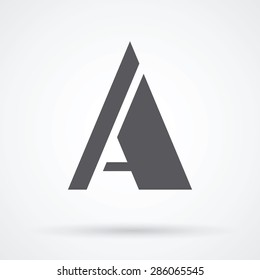 logo letter a design template stock vector royalty free 285305381 letter a template
