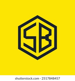 Letter design idea with B concept for business