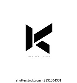 letter design KC elegant logo design