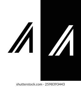 Letter A Design Logo. Letter A Icon Logo Vector Illustration.