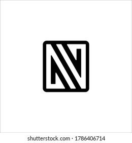 the letter design logo N