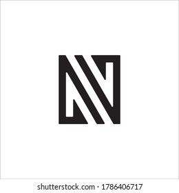 the letter design logo N