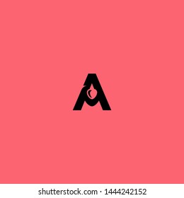 letter A design logo template - vector image