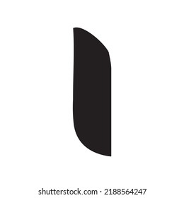 i letter design logo vector easy use