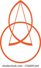 Letter a design logo vector stock