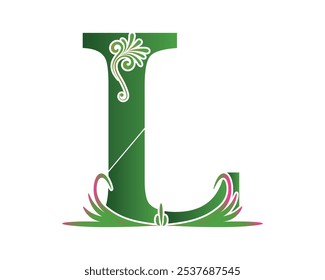 Letter design and ornaments customise