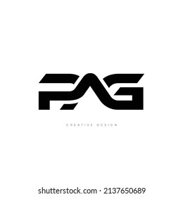 Letter design PAG creative branding logo