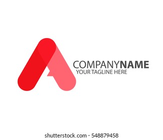 Letter A Design Template For Business