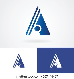 Letter A design vector illustration