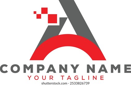 letter A Design, Vector Template, Logo Design