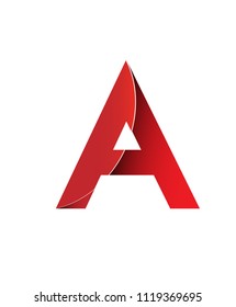 Letter A Designs. Abstract, background.