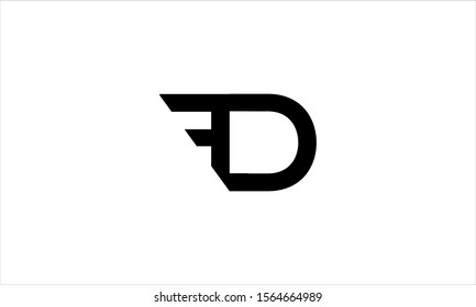 df logo images stock photos vectors shutterstock https www shutterstock com image vector letter df fd logo flat minimal 1564664989