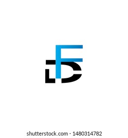 Letter DF New Logo Vector