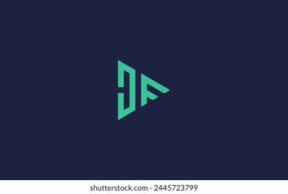 letra df con el logotipo del juego diseño del icono del Vector diseño inspiración de la Plantilla
