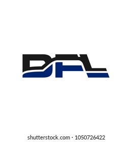 letter DFL vector logo