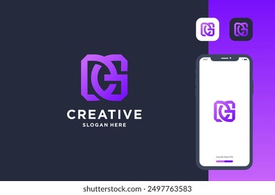 letter dg logo design inspiration