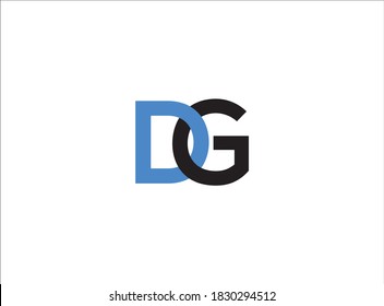 Letter DG logo design.Modern and creative