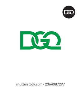 Diseño de logotipo de monograma DGQ