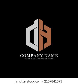 letter DH Logo design vector, best for business logo design inspiration