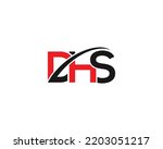 Letter DHS Monogram Logo Design Creative Graphic Vector Template.