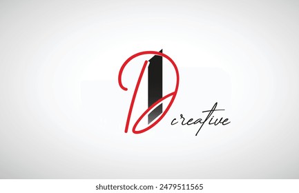 Letter DI Creative Clean Logo Design