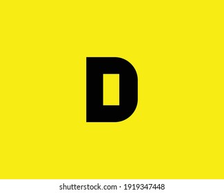 letter di and id logo design vector template