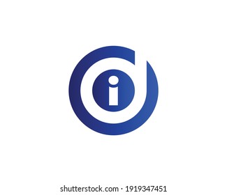 Logo-Design-Vektor-Vorlage für Buchstaben und Di