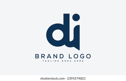 Letter DI Logo Design Vektordesign für die Marke.