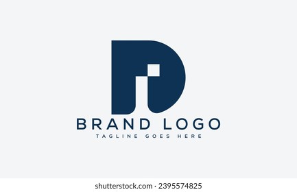 letter DI logo design vector template design for brand.