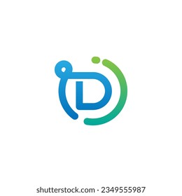 Letter Di logo, Di Monogram, Initial Di Logo, Di Logo, Icon, Vector