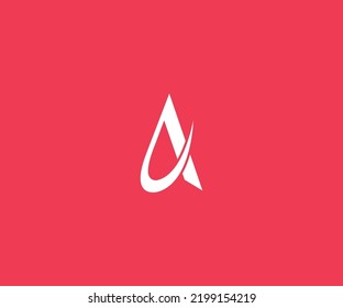 A letter digital sing logo
