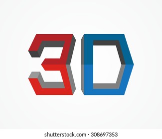 letter dimension printing logo design